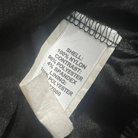 CATO BLACK SEQUIN TOP BATWING SLEEVE SCOOP NECK STRETCH SIZE LARGE - Picture 8 of 8